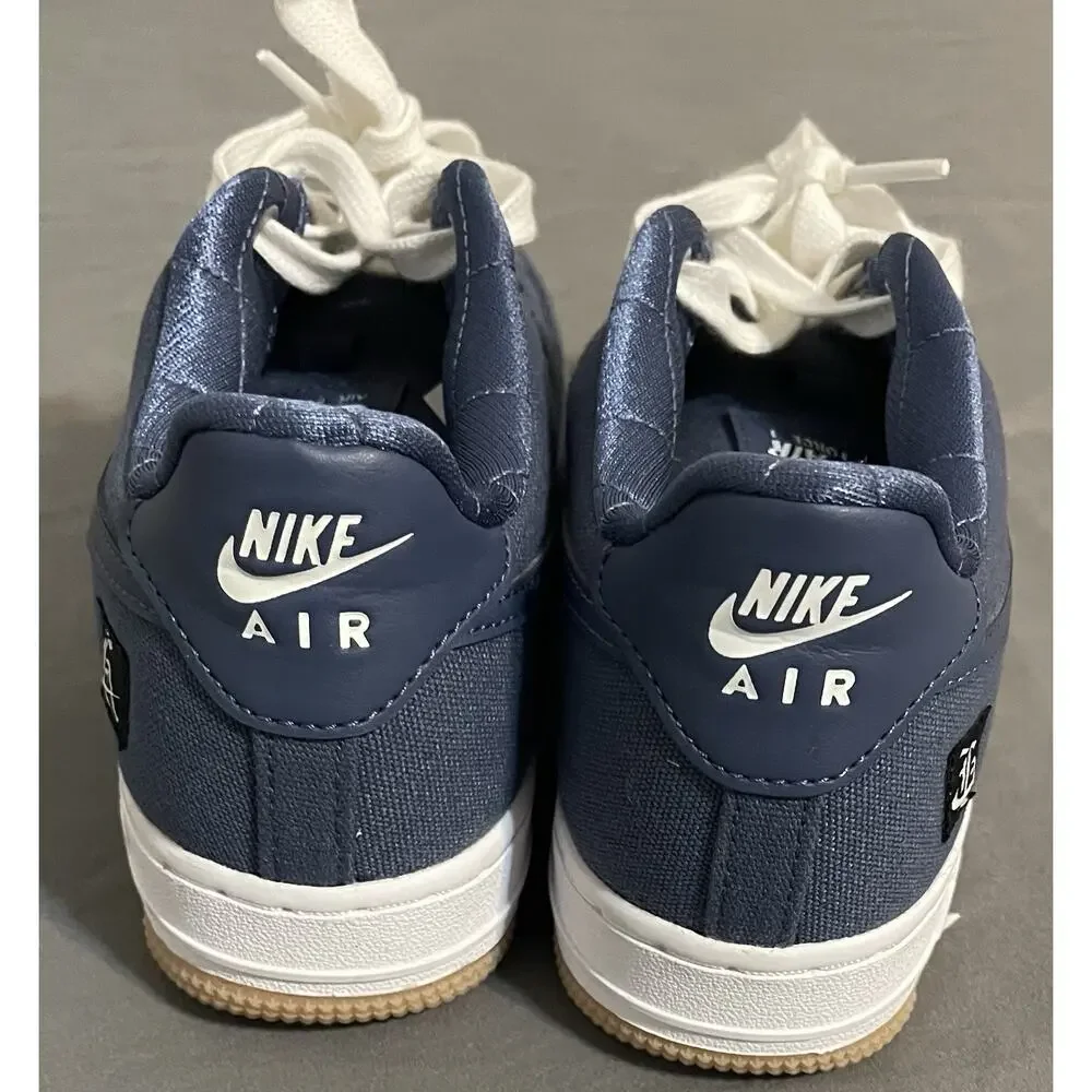 Nike Air Force 1 ’07 Patched Up Los Angeles Blue GS Youth 5Y Gum Sole